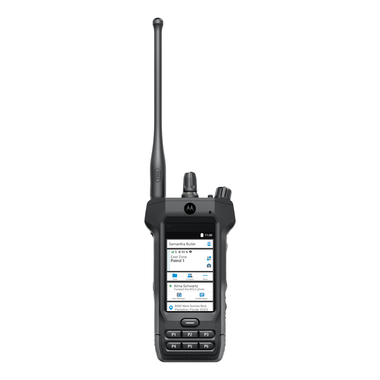 APX N70 front screen