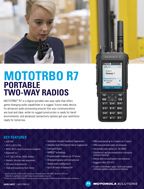 MOTOTRBO R7 Data Sheet