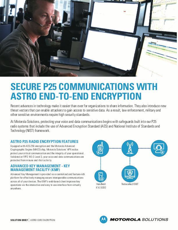ASTRO Systems Encryption Solution Brief
