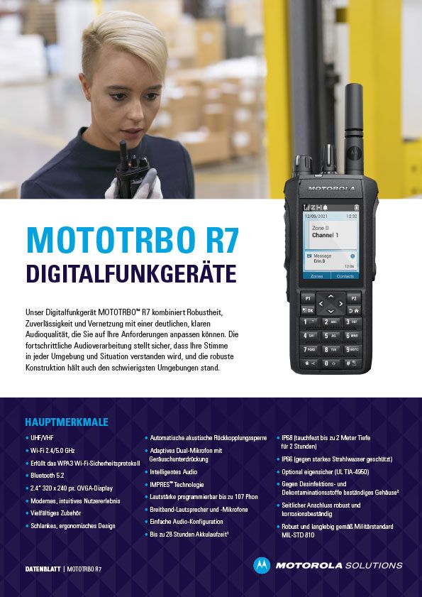 MOTOTRBO R7 Datenblatt
