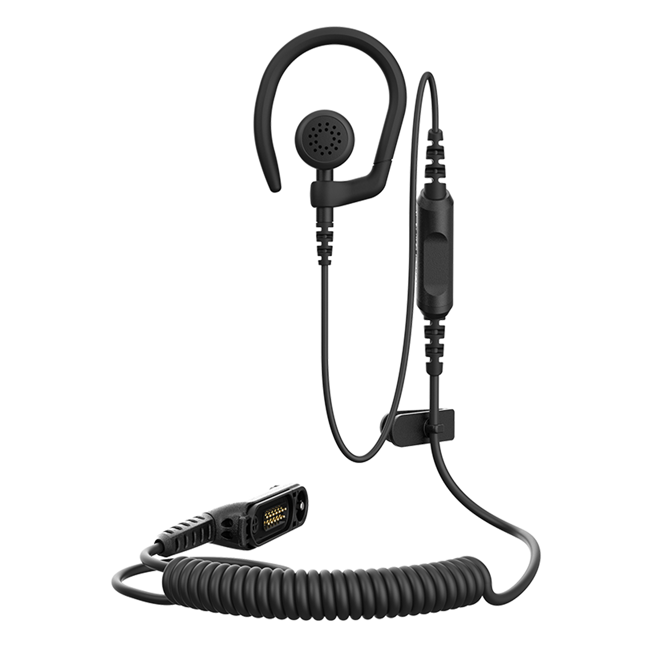 1-Wire Single Earbud with Removable Earhook