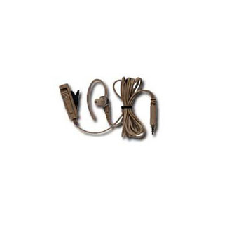 BDN6669 - Kit de vigilância de 2 cabo com fone de ouvido de volume extra alto