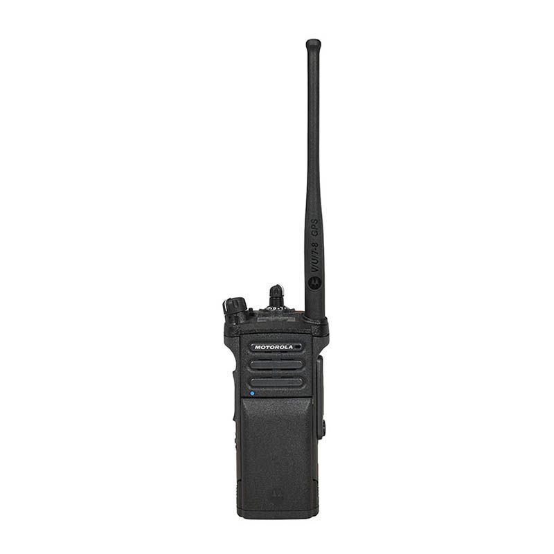 Back of the Motorola APX8000 portable radio