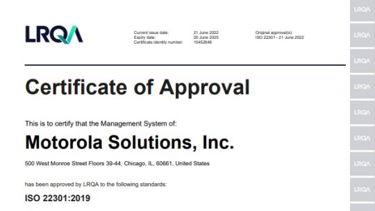 ISO Report Cover
