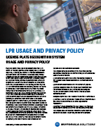 LPR Usage & Privacy Policy